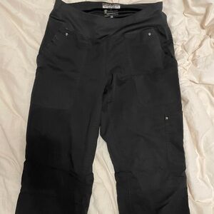 Healing hands black scrub pants